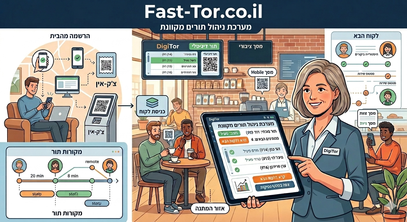 יומן תורים דיגיטלי — Fast-Tor